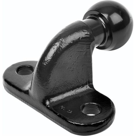 Sfera per gancio di traino Ø50 mm, attacco a testa sferica fino a 3,5 tonnellate, sfera per gancio di traino, per auto, camion e trattori (nero)