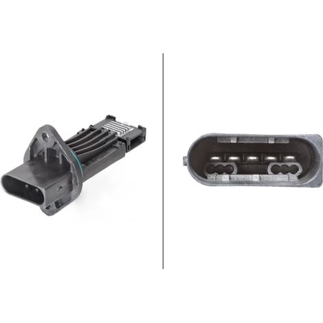 Débitmètre de masse d'air Hella 8ET 358 095-111 MERCEDES-BENZ 611 094 00 48 80