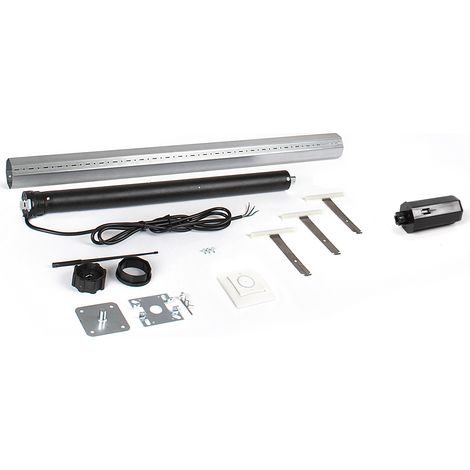 Set motorisierte ø60 mm Achtkantwelle mit Funkmotor - 10 Nm - Länge 1500 mm (1/4)