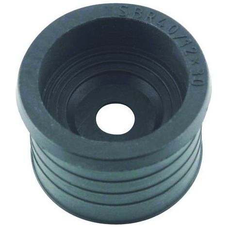 Blanc Habitat – Réduction élastomère 40-12A30 pour tuyaux mâle/femelle 40mm – Résistance aux chocs – Pour systèmes PVC et métal – Minimise fuites