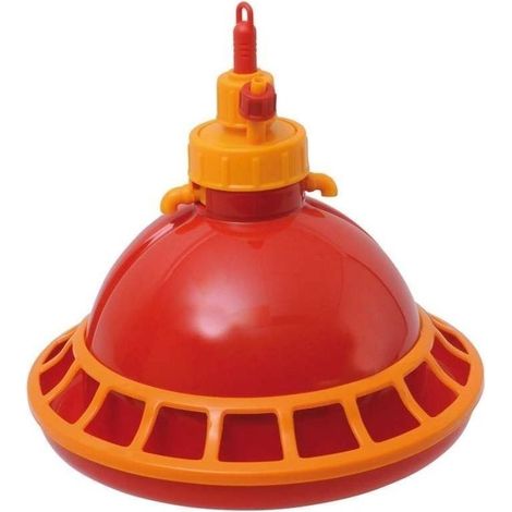 Abreuvoir pour l'élevage des poulets, 24x24 cm, Abreuvoir suspendu à niveau constant de 24cm (1/5)