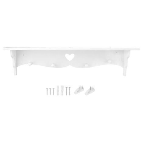 Porte-Clés Mural en PVC Écologique Forme de Cœur avec Rangement (Taille Spéciale) -