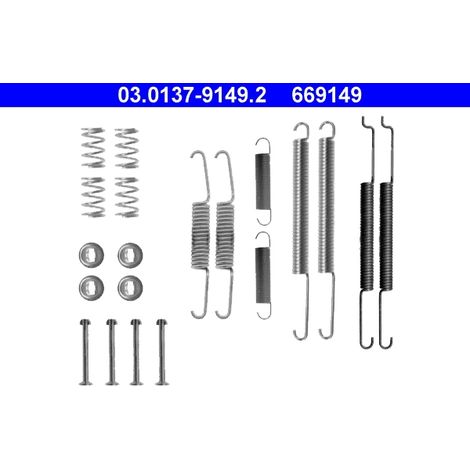 Kit d'accessoires, mâchoire de frein ATE 03.0137-9149.2 SEAT 1J0 698 545