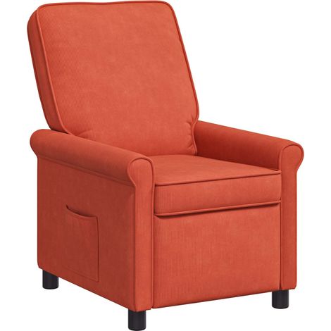 Liegestuhl Rot-Orange 69 x 95 x 101 cm Stoff vidaXL (1/5)