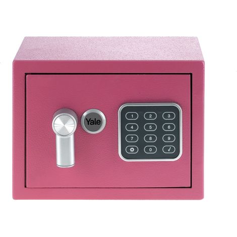 YALE Mini Cassaforte Da Mobile Serie Value Rosa (1/4)