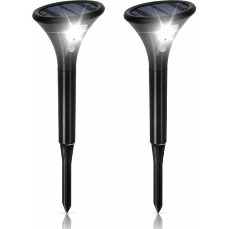 LaBlanc - Luz solar para exteriores con sensor de movimiento, impermeable IP65, inalámbrica, ajustable, luz LED de seguridad para exteriores, foco solar para jardín, camino, patio, entrada de vehículo