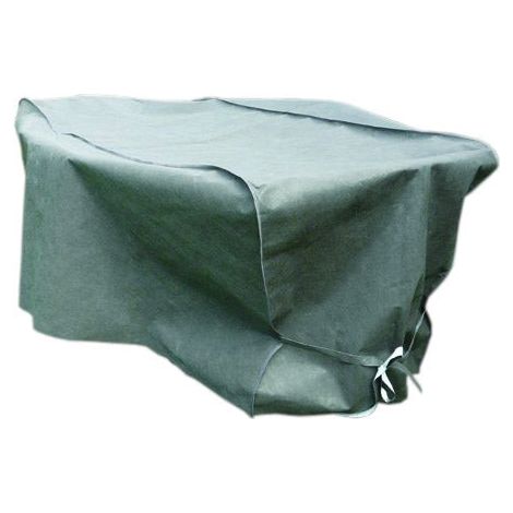 Custodia Fodera per Tavolo Rettangolare da Giardino 160x100x80 cm in Mytex Impermeabile Taupe