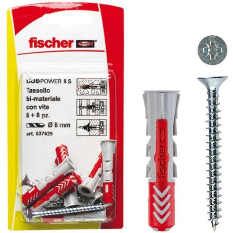 Fischer duopower 8 s k fissaggio con vite in blister 00537629