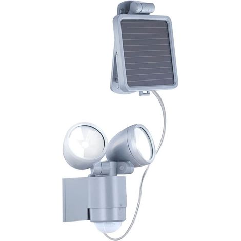 GLOBO - LAMPADA LED A ENERGIA SOLARE PERESTERNI CON SENSORE DI MOVIMENTO 2LEDX1W (1/4)