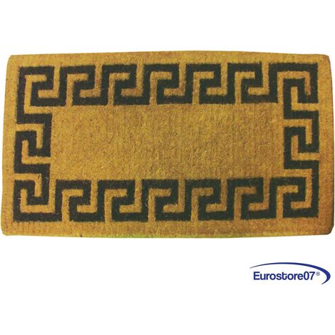 Zerbino imperiale marrone annodato a mano spessore cm.3,8 cm.35x70 (1/4)