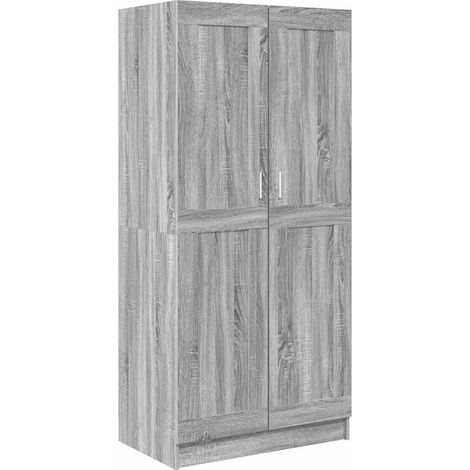 Maison Exclusive - Armadio Grigio Sonoma 82,5x51,5x180 cm in Legno Multistrato (1/5)