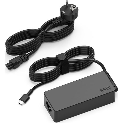 Hafiuege Chargeur USB C 65W Ordinateur Compatible avec Lenovo ThinkPad (1/5)