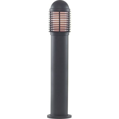 Searchlight Outdoor Posts - Borne d'extérieur à 1 ampoule en aluminium noir IP44, E27 (1/3)