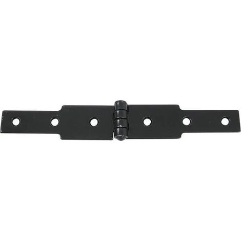 Bisagras congeladas, 30 x 3 mm, 2 x L.100 mm, negro