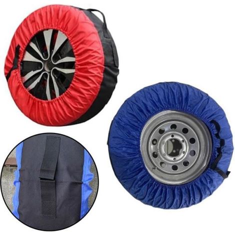 Housse Roue Secours 600D Oxford Imperméable Ajustable 14-17 Pouces SUV Camion Caravane VR Protection Pneu (1/5)