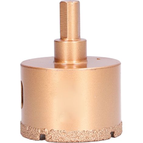 Foret diamanté à trépan soudé 50mm pour ouverture verre granit marbre carrelage céramique (1/5)