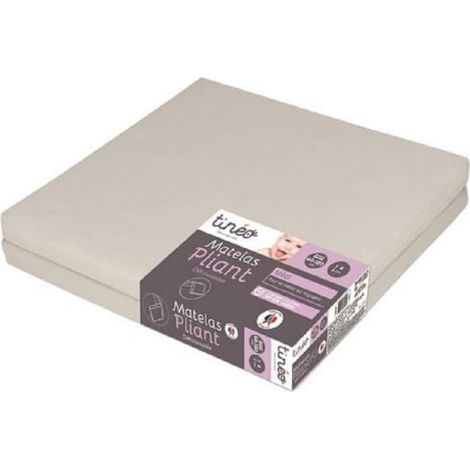 TINEO Matelas pliant 2 parties 60x120x4cm