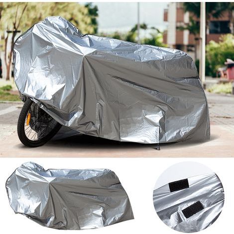 Housse de moto - 1, Film PE, Housse vélo, scooter, Protection solaire et anti-pluie - Convient pour toutes saisons (1/5)