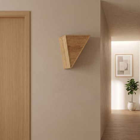 Aplique de Pared en Tejido de Madera Clara  Serie RITA (1/5)