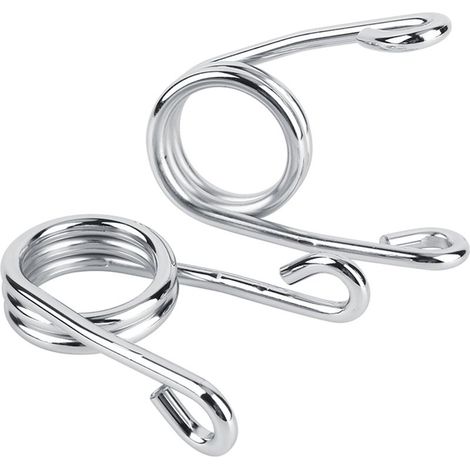 Ressorts de selle chromés 3,5" or/argent pour siège solo moto Chopper Bobber personnalisé (1/5)