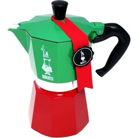 Caffettiera Moka Express Bialetti 6 tazze Tricolore 5323