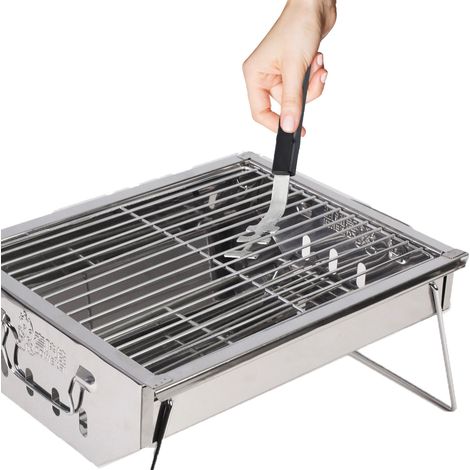 Multifunctional stainless steel oven rack with pull-out handle, anti-scalding, grill and rack (1/5)