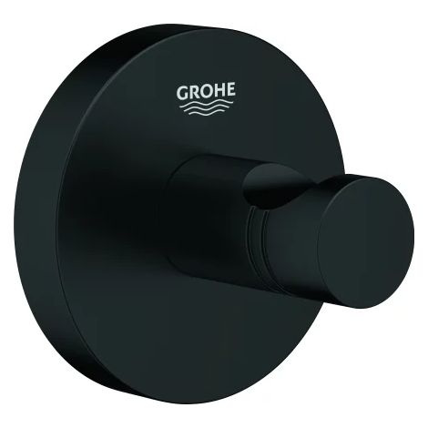 GROHE Gancho para albornoz Essentials 102460, matt black, 1024602430