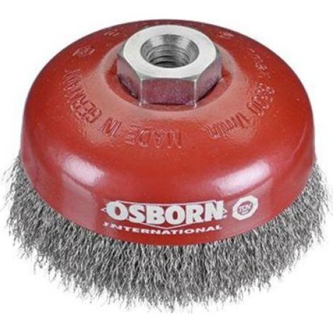 Cepillo de alambre de copa M14 80 mm acero inoxidable OSBORN 0002613363