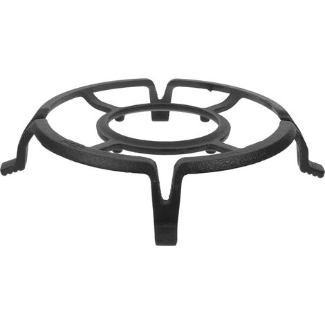 Soporte universal de hierro fundido para wok  para cocinas eléctricas y de gas, parrilla estable