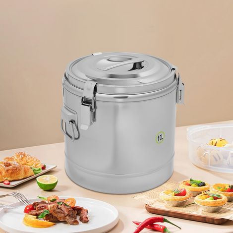 Secchio isolato 10L commerciale, trasportatore zuppa isolato, contenitore zuppa (1/5)