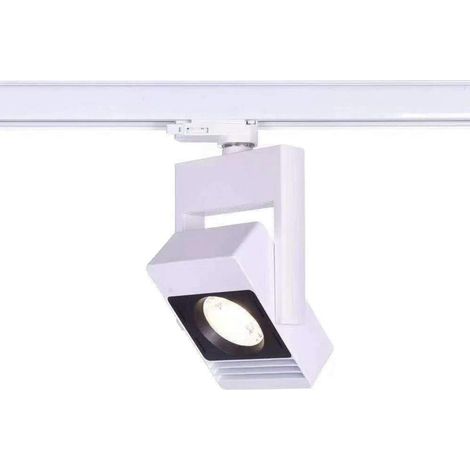 2 Faro proiettore led cob da binario 30 watt faretto luce bianca 6500k illuminazione vetrine orientabile da soffitto (1/3)
