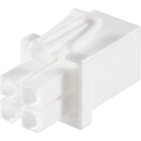 TE Connectivity Stiftgehäuse-Kabel Universal-MATE-N-LOK Polzahl Gesamt 4 Rastermaß: 4.14 mm 172167-1 (1/2)