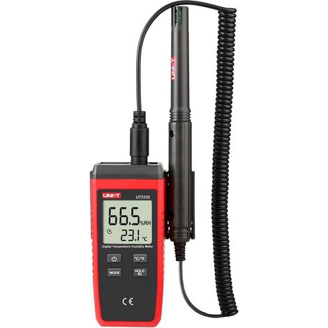 Uni-T UT333S medidor de temperatura y humedad rojo y gris (1/2)