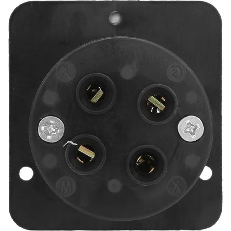 Standard-US-Steckdose mit vier Löchern, Typ C, 30 A, 125 V–250 V, NEMA L14-30C Industriestecker (1/5)