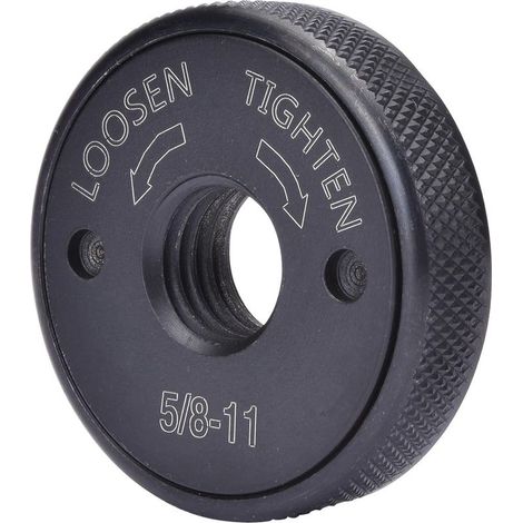 écrou à bride pour meuleuse d'angle à filetage 5/8"-11, contre-écrou auto-serrant pour meuleuse d'angle (1/4)