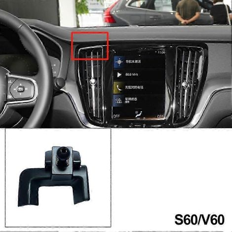 Support de téléphone de voiture dédié pour Volvo XC40, XC60, S90, V90, S60 et V60