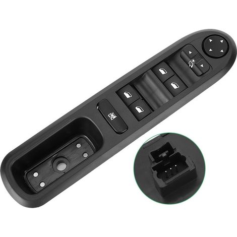 Left-hand drive driver's side window control switch car accessories suitable for Peugeot 407 6D 6C 6E 6554.ER (1/5)