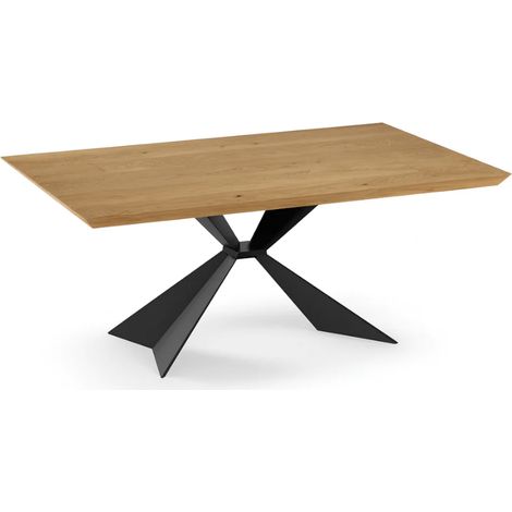 Taurus, Tavolo allungabile con top impiallacciato Rovere (100cm X 200/300cm H. 76cm) Made in Italy Duzzle (1/5)