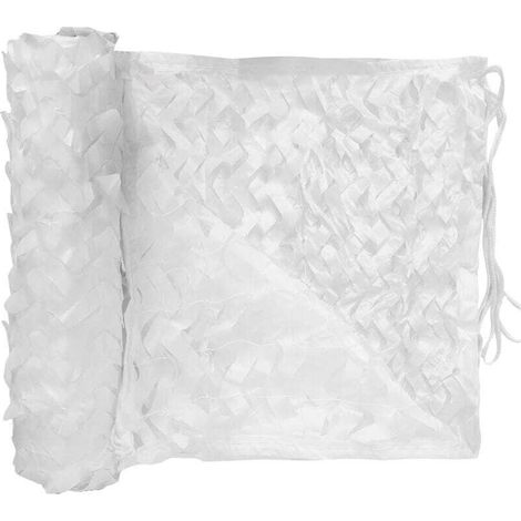 Perforated shade cloth - 120 g/m2 - Polyester - Square - 3 x 3 m - White - For balconies, terraces and gardens