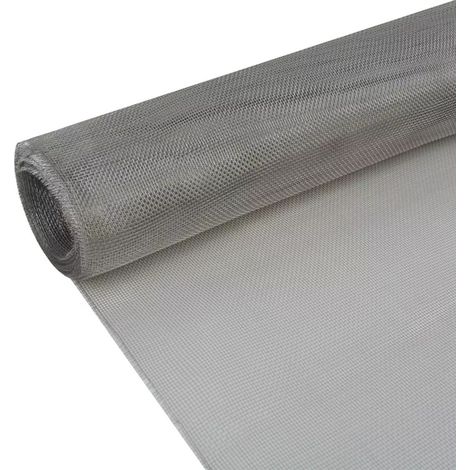 Écran en treillis Acier inoxydable 100x1000 Argenté (1/4)