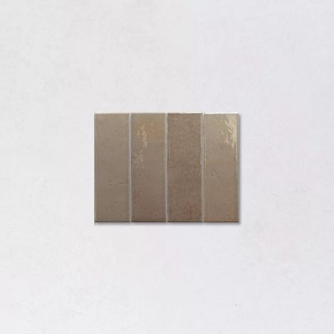 Carrelage Effet Zellige Beige Foncé BOHEMIAN Mink 6x18,6cm (1/3)
