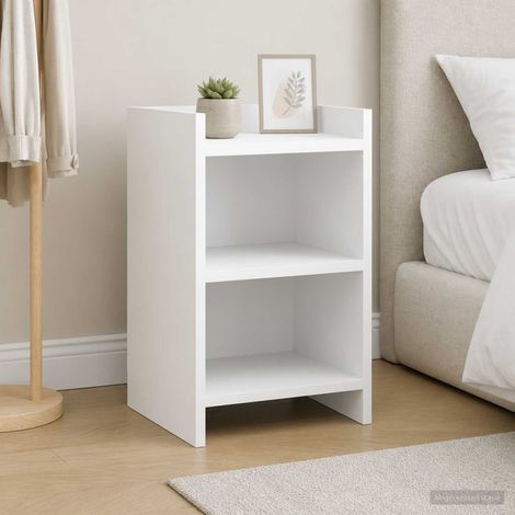 vidaXL Comodini Bianco 40 x 30 x 60 cm Legno ingegnerizzato (1/5)