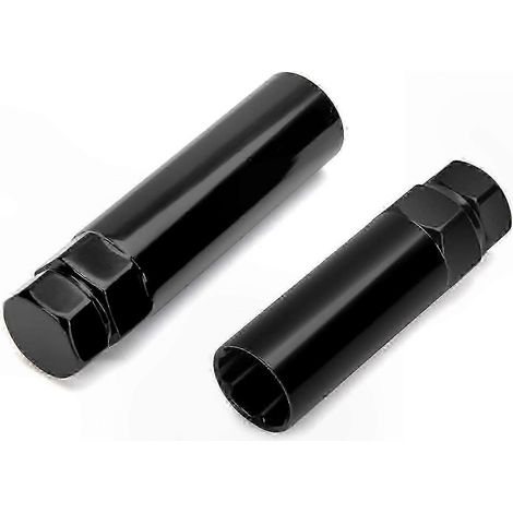 Clé à ergots 6 cannelures pour écrous de roue, compatible jantes aftermarket 14x1.5 et 14x2.0, outil de démontage en acier robuste, adaptation précise pour moyeux, jeu de clés de sécurité pour pneus, (1/5)