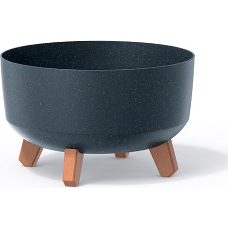 Prosperplast Blumentopf GRACIA LOW Eco Wood Anthrazit 28,5 cm (1/5)