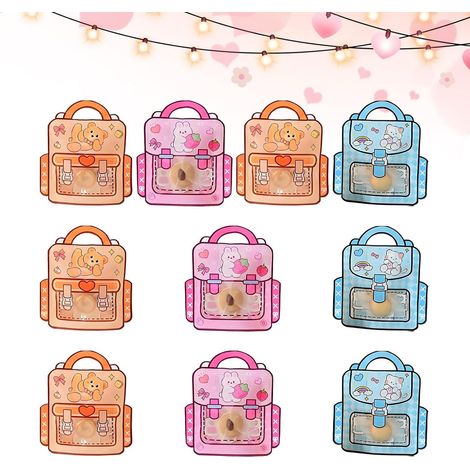 Sac à Pochette de Rangement en Forme de Mini Sac à Dos Petits Sacs D'Emballage Pour Les Bonbons Destiné À Hommes Garçons Filles Jeunes Adolescents Femmes (1/5)