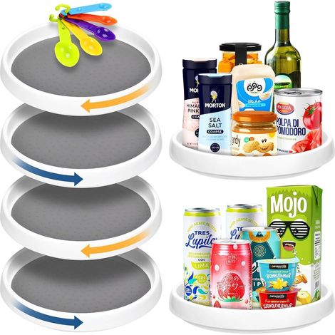 Plateau Tournant Epices,Lot de 4 Lazy Susan Plateau Tournant Plateau (1/5)