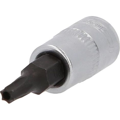 KS Tools 1/4" Bit-Stecknuss TX mit Stirnlochbohrung, TB20 (1/4)