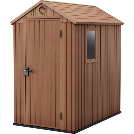 Keter Casetta da Giardino in Resina DARWIN 4x6 Wood (1/10)