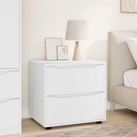 vidaXL Storage Cabinet 60 x 48 x 57 cm Engineered Wood White (1/5)