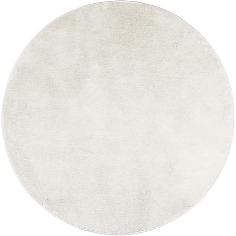 Maison Exclusive - Teppich OVIEDO Kurzflor Creme Ø 200 cm